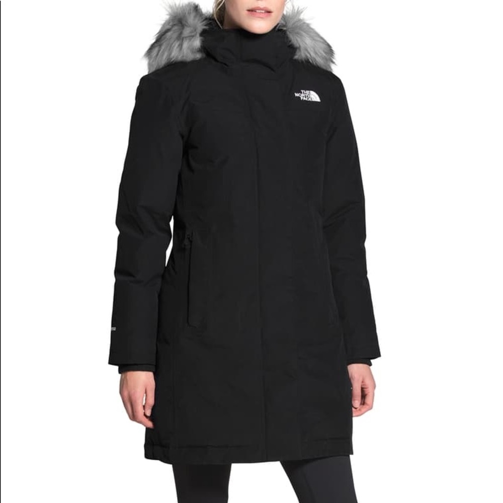 Arctic Waterproof Down Parka with Faux Fur Trim